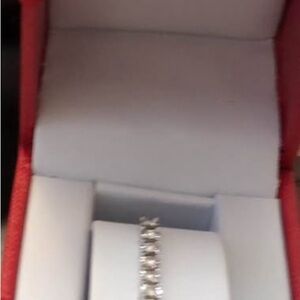 Beautiful Diamond and Sterling Silver bracelet. “Wrapped in Love”